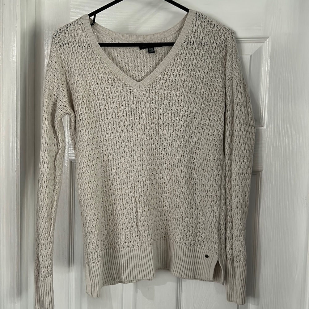 Cream American eagle Sweater